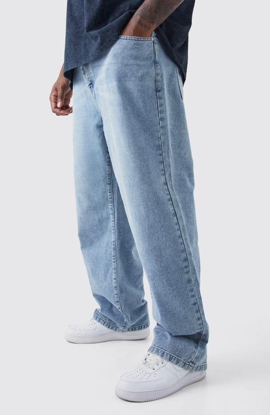 Casual straight jeans - wide