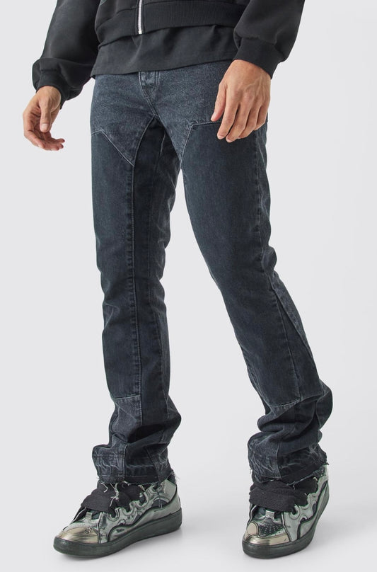 Overdyed slim carpenter jeans